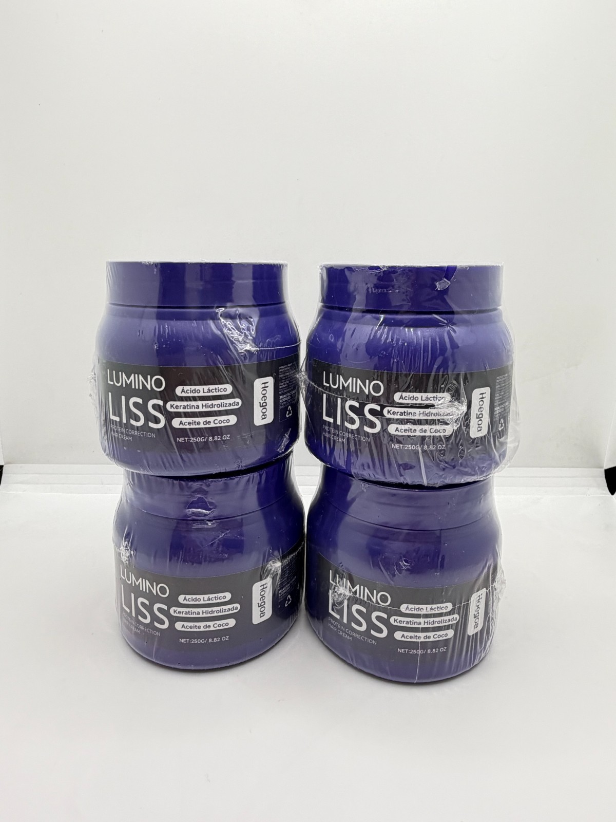 Lot of 4 Lumino Liss Protein Correction Hair Cream 8.82 oz. Sealed