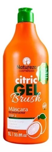Citric Gel Progressive Brush Vita C Recontrolling Hair Mask/Cosméticos Natureza