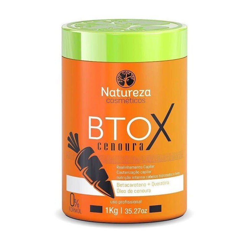Nature Cosmetics Btox Carrot Formaldehyde Free Volume Reducer – 1Kg