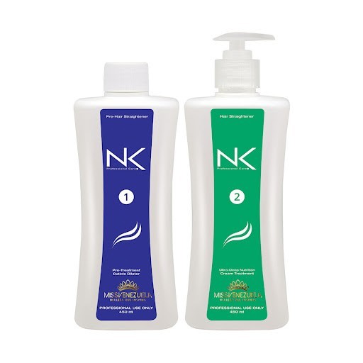 NK Keratin Hair Treatment Capilar Surgery 450ml 15oz 2 Kits