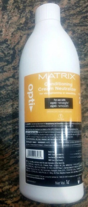 Matrix Opti Straight Hair Straightening Neutralizer | 1 Litre fresh fast ship