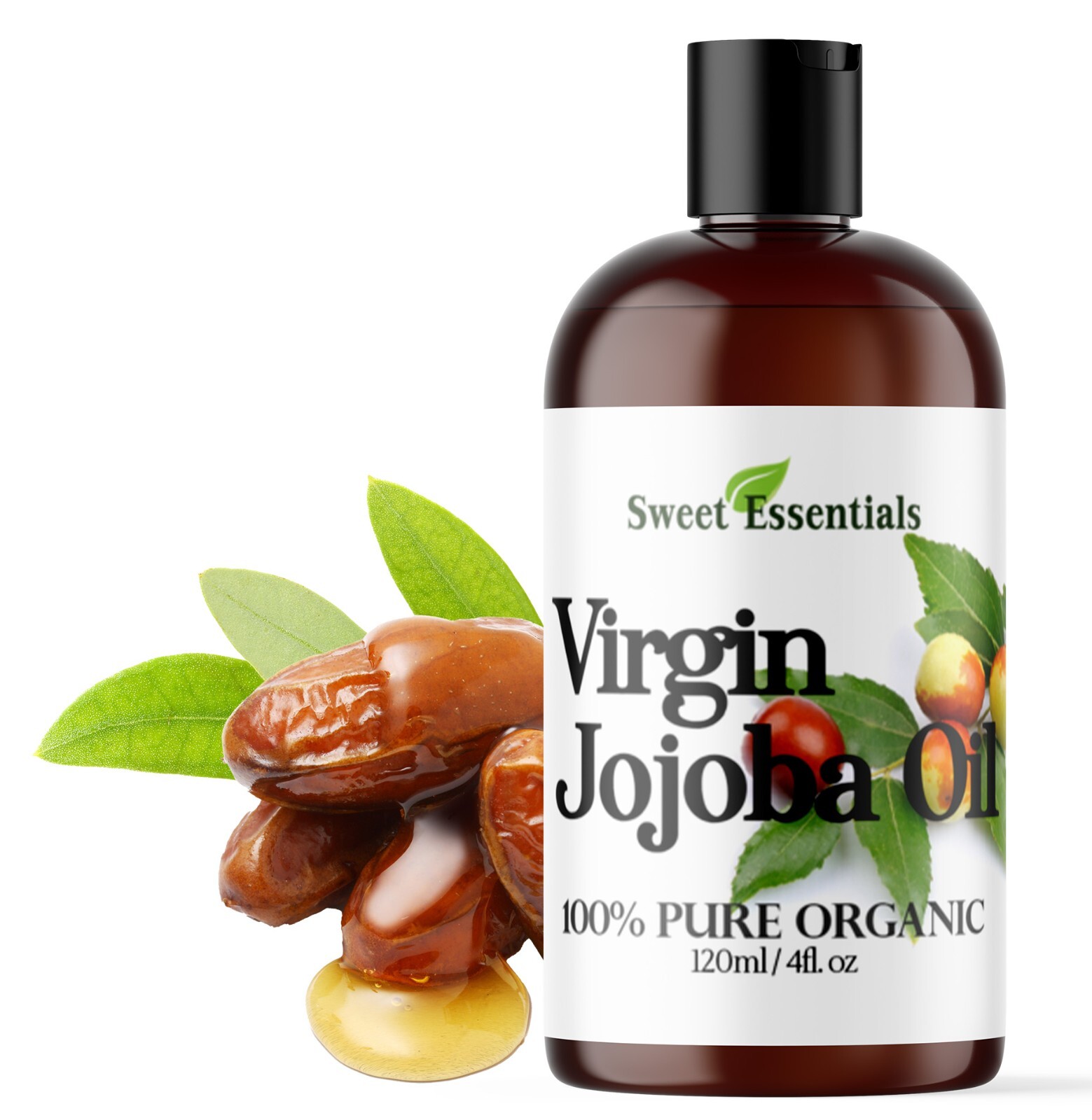 Organic Virgin Jojoba Oil 4oz | Imported From Argentina | 100% Pure Cold Pressed