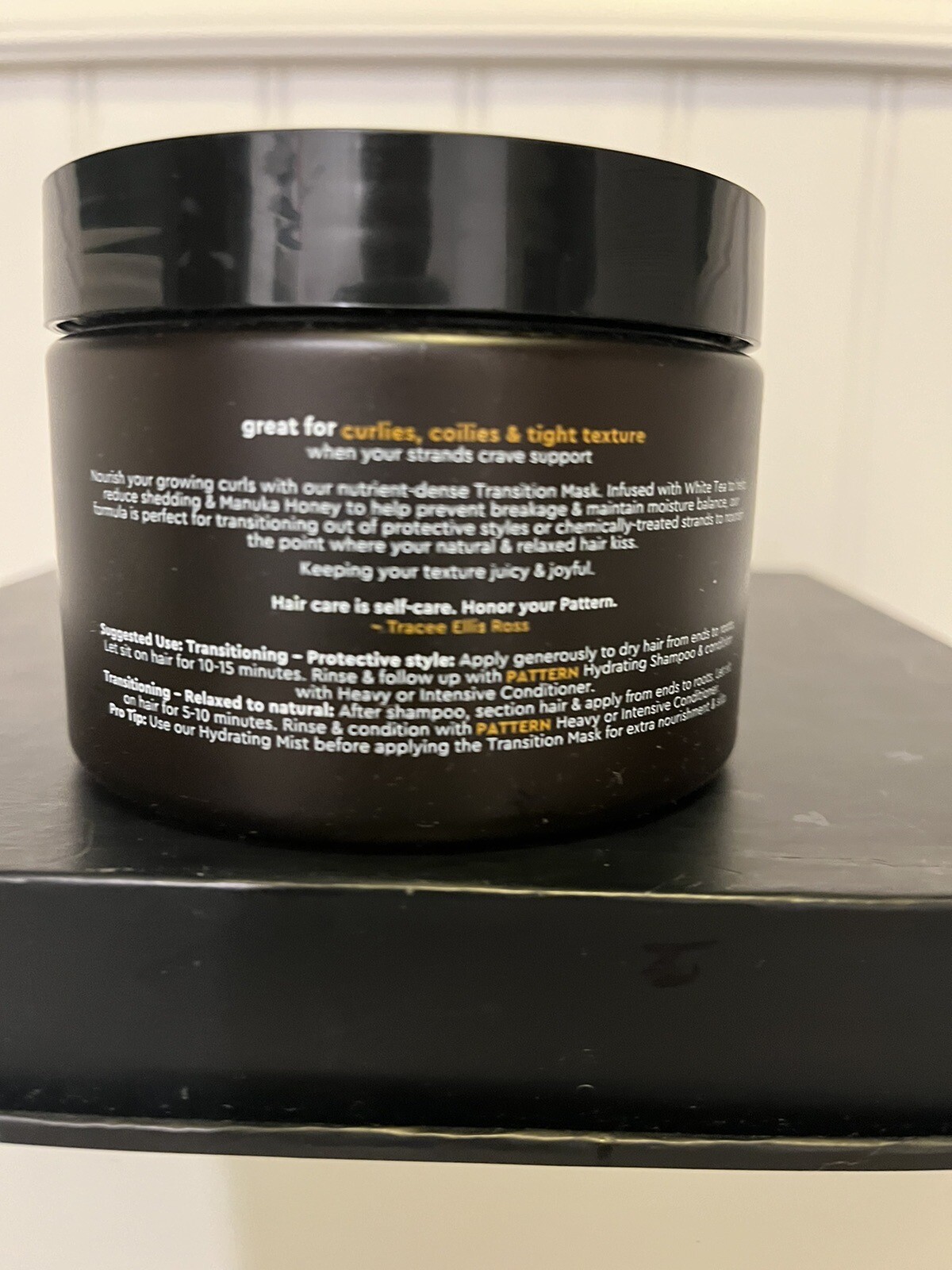 PATTERN Transition HAIR MASK / Conditioner (Fr Relaxed To Natural) 11oz BN