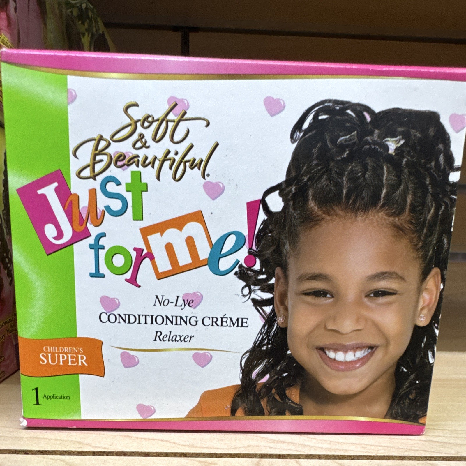 Just For Me! Soft & Beautiful No-Lye Conditioning Creme Relaxer Super Teens