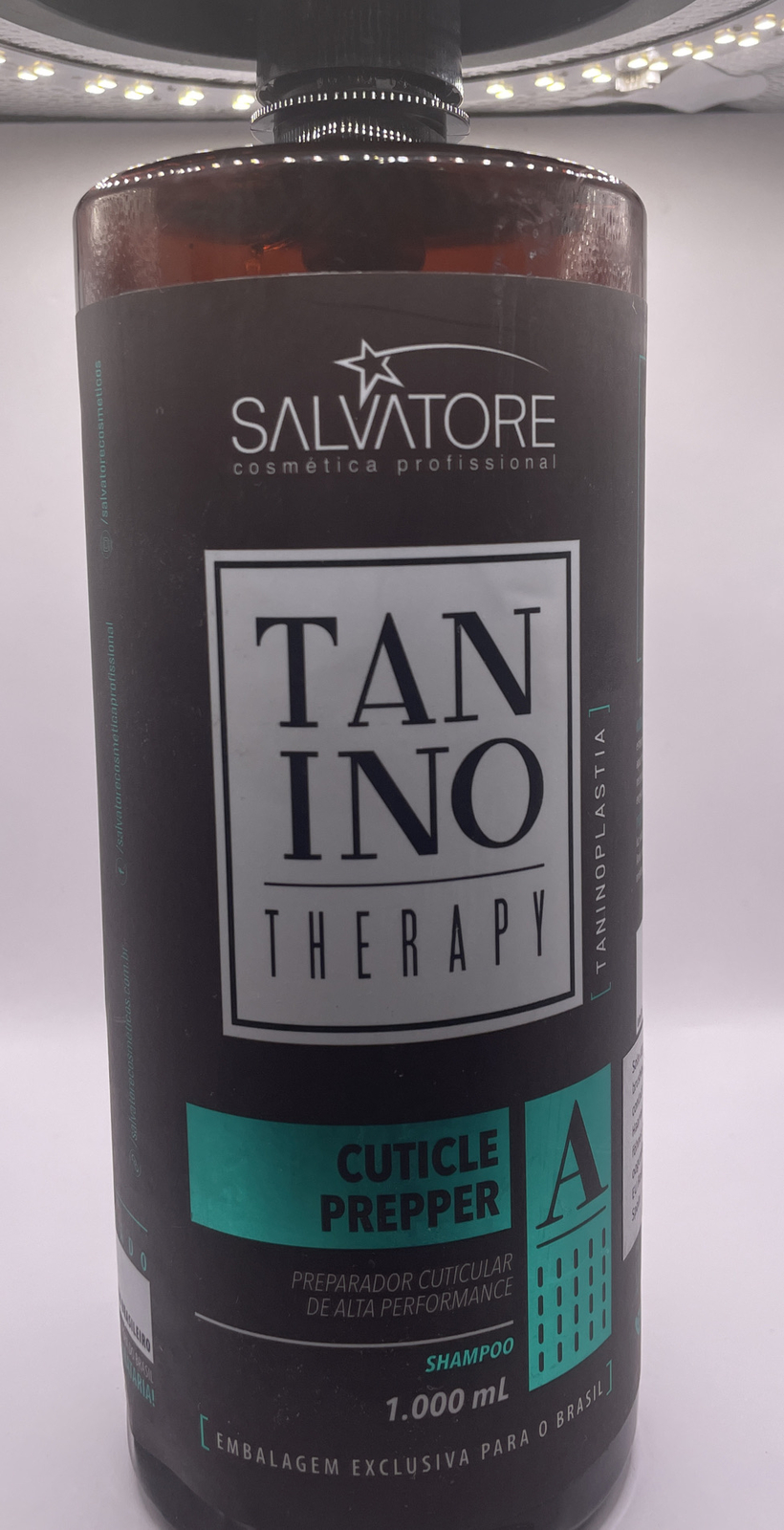 Brazilian Hair Treatment Kit 1L Salvatore Shampoo Tanino Therapy Cuticle Prepper