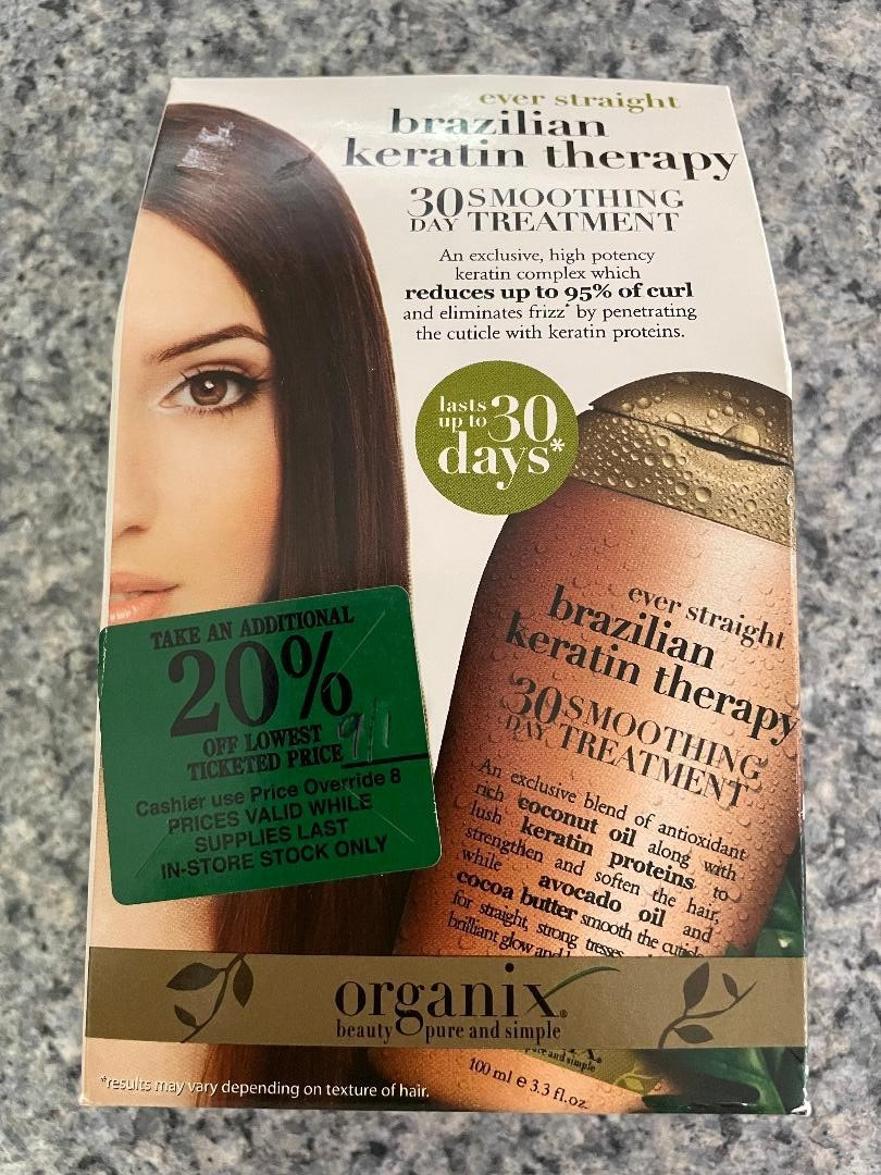 Ever Straight~Brazilian Keratin Therapy~30 Day Smoothing Treatment~NOS