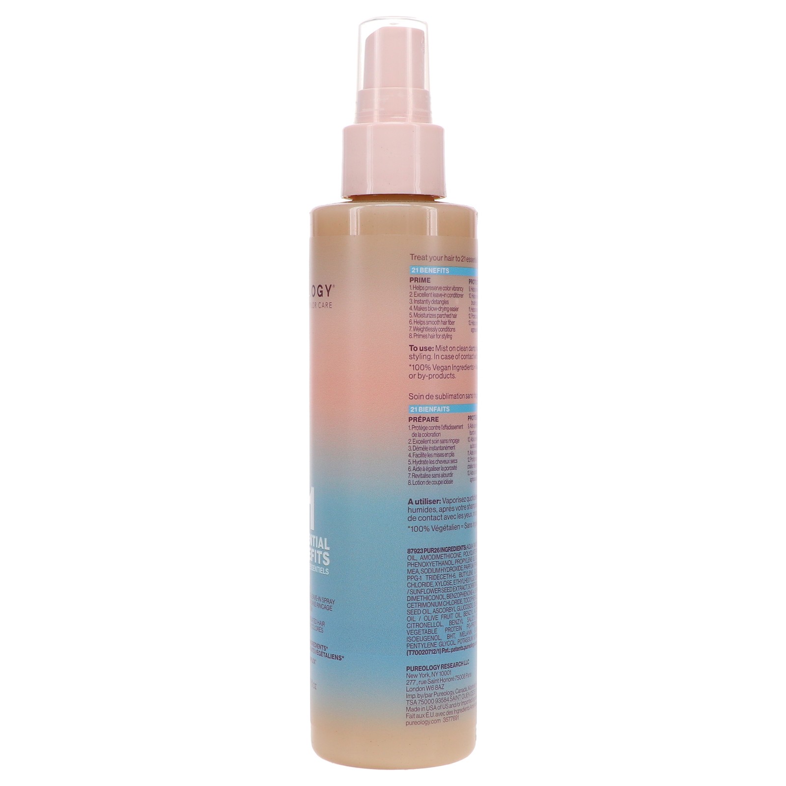 Pureology Color Fanatic 21 Essential Benefits Multi-Tasking Leave-In Spray 6.7